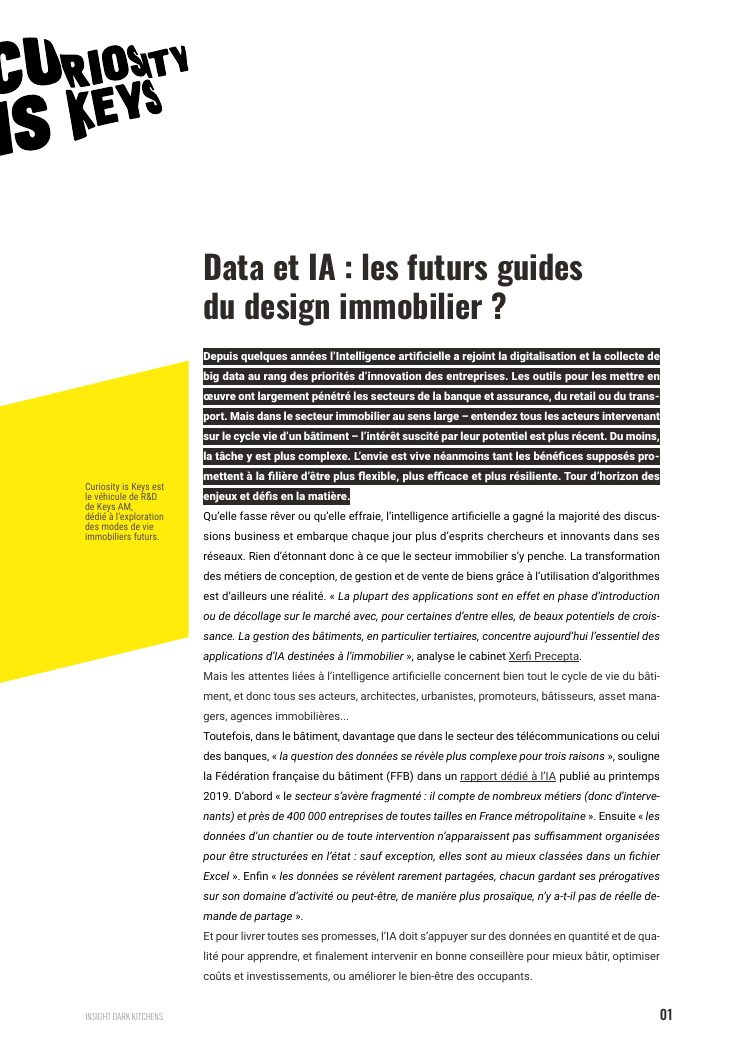 Data Driven Design