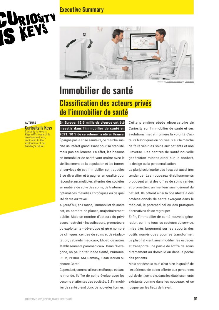 Immobilier de santé